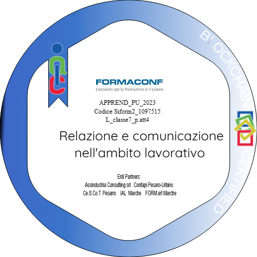 SEZ3_3.1_Relazione e comunicazione nell'ambito lavorativo